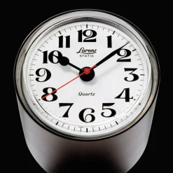 Static Dark Gray Table Clock by Richard Sapper