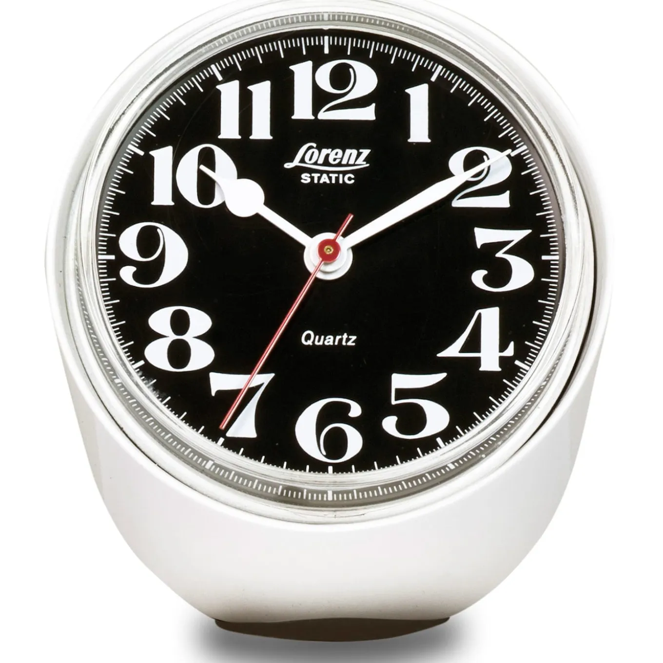 Static White Table Clock by Richard Sapper