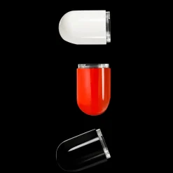 Static White Table Clock by Richard Sapper