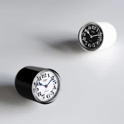 Static White Table Clock by Richard Sapper