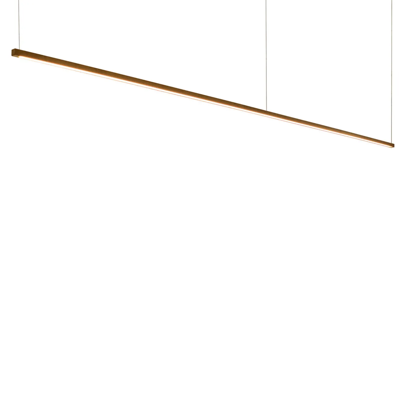 Stecca Gold Finish Brass Ceiling Lamp