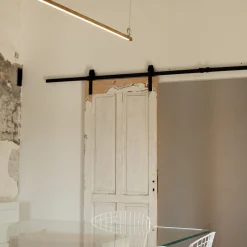 Stecca Gold Finish Brass Ceiling Lamp