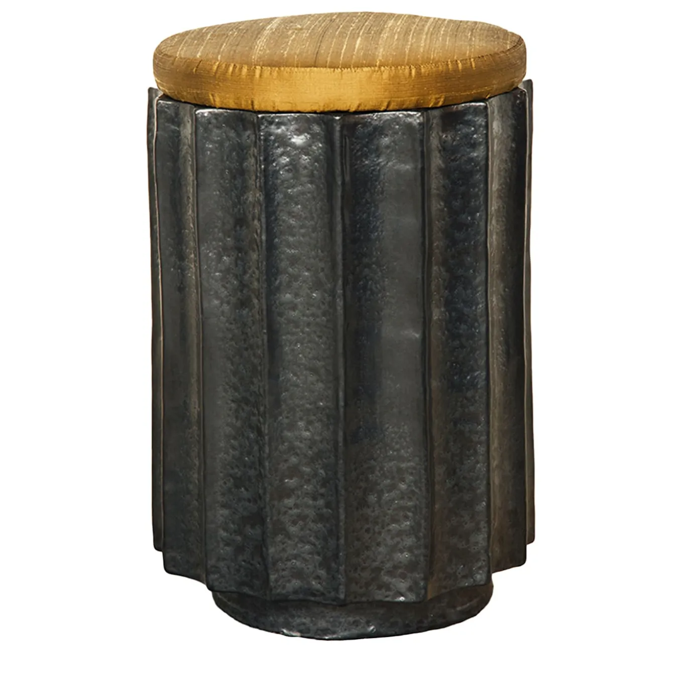Stele Black Pouf