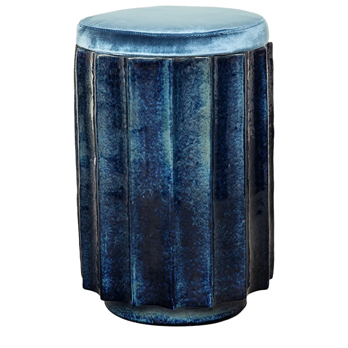 Stele Blue Pouf