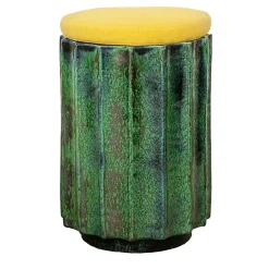 Stele Green Pouf