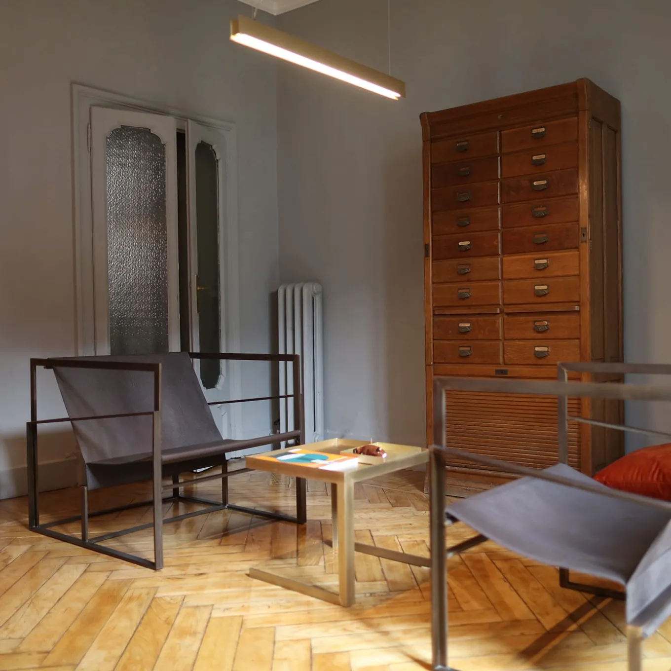 Stellenbosch Satin Brass Effect Coffee Table