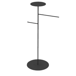 Stelo Black Coat Hanger and Object Rack