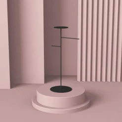 Stelo Black Coat Hanger and Object Rack