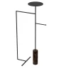 Stelo Emperador Dark and Black Coat Hanger with Stand