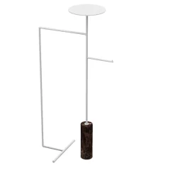 Stelo Emperador Dark and White Coat Hanger with Stand