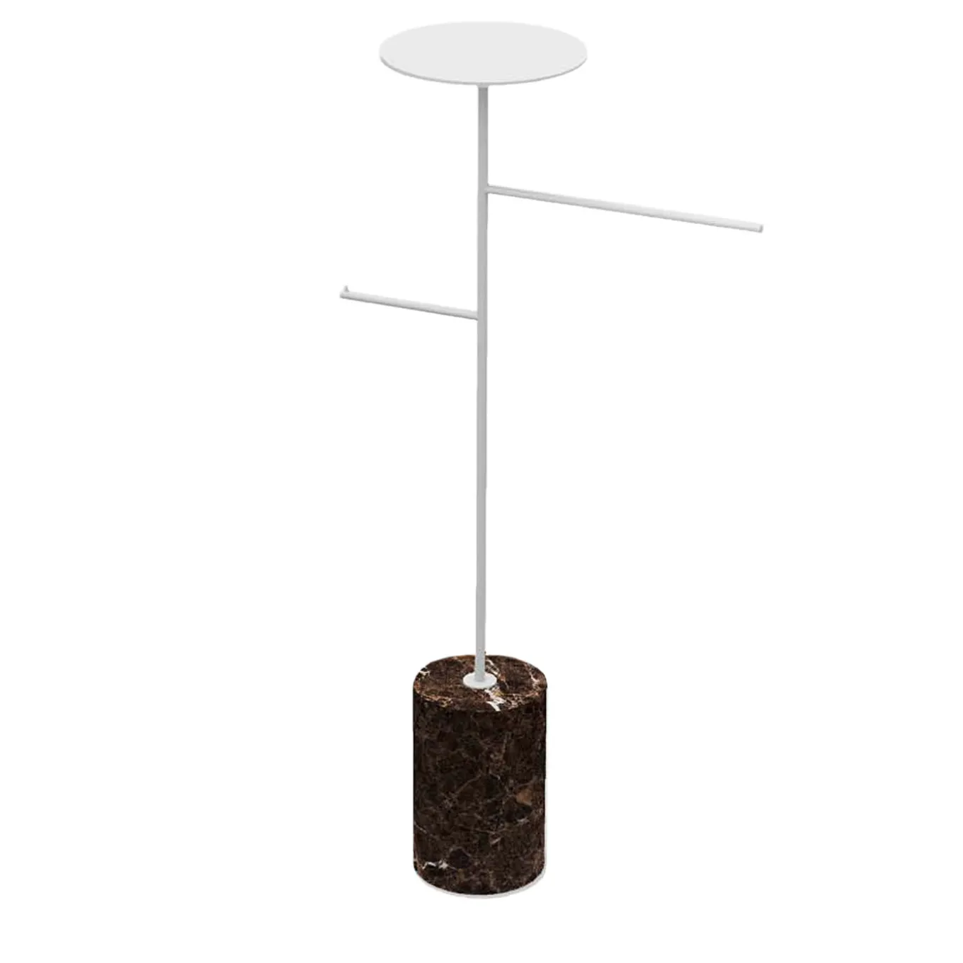 Stelo Emperador Dark and White Coat Hanger and Object Rack