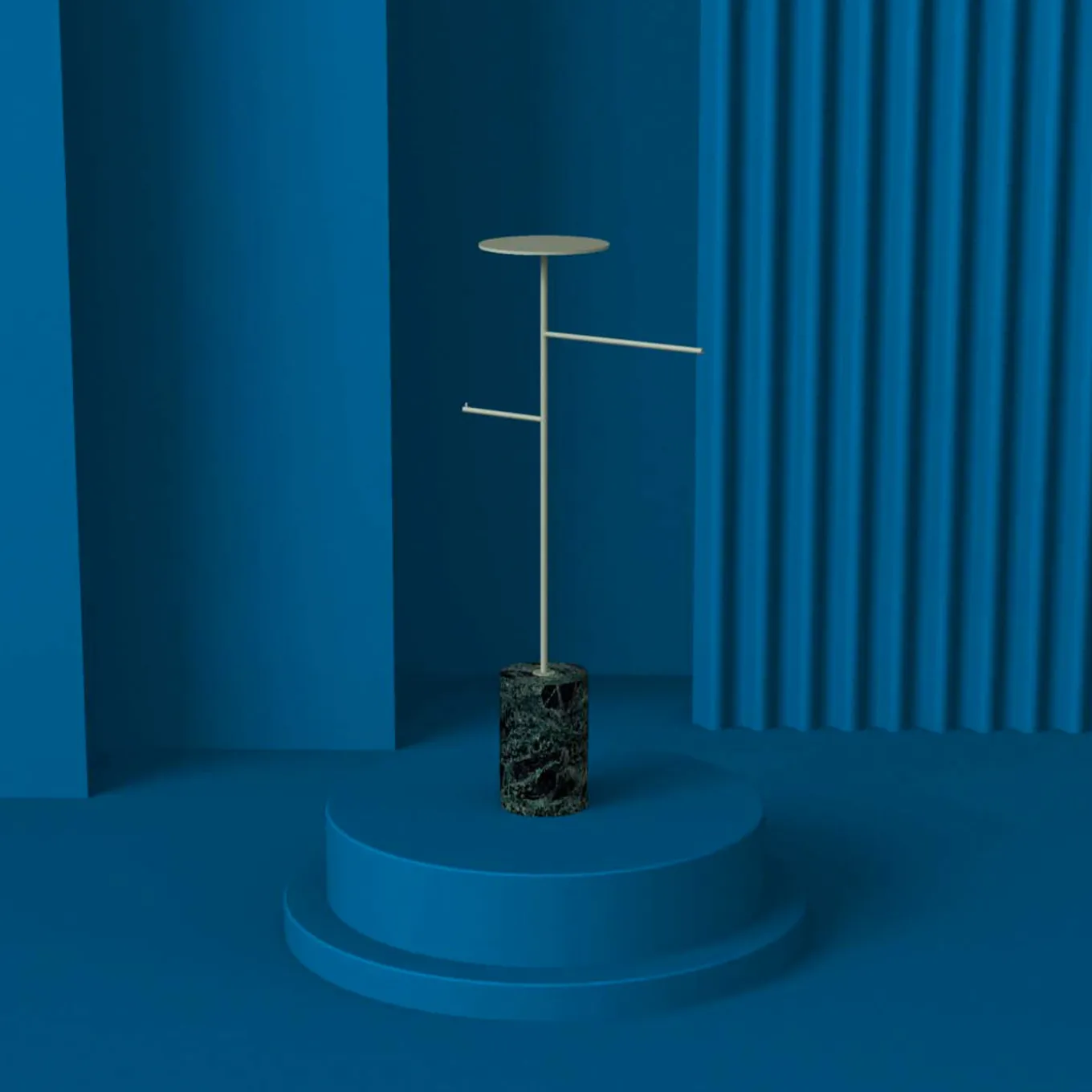 Stelo Green Guatemala and Green Coat Hanger and Object Rack