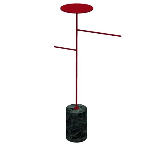 Stelo Green Guatemala and Red Coat Hanger and Object Rack