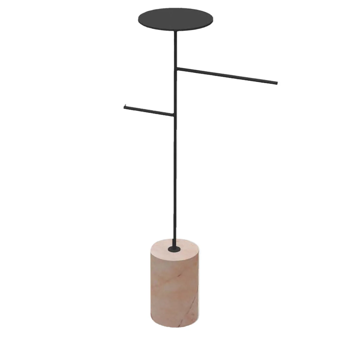 Stelo Pink Portogallo and Black Coat Hanger and Object Rack