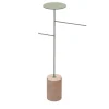 Stelo Pink Portogallo and Green Coat Hanger and Object Rack