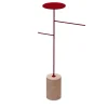Stelo Pink Portogallo and Red Coat Hanger and Object Rack