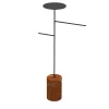 Stelo Red Alicante and Black Coat Hanger and Object Rack