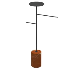 Stelo Red Alicante and Black Coat Hanger and Object Rack