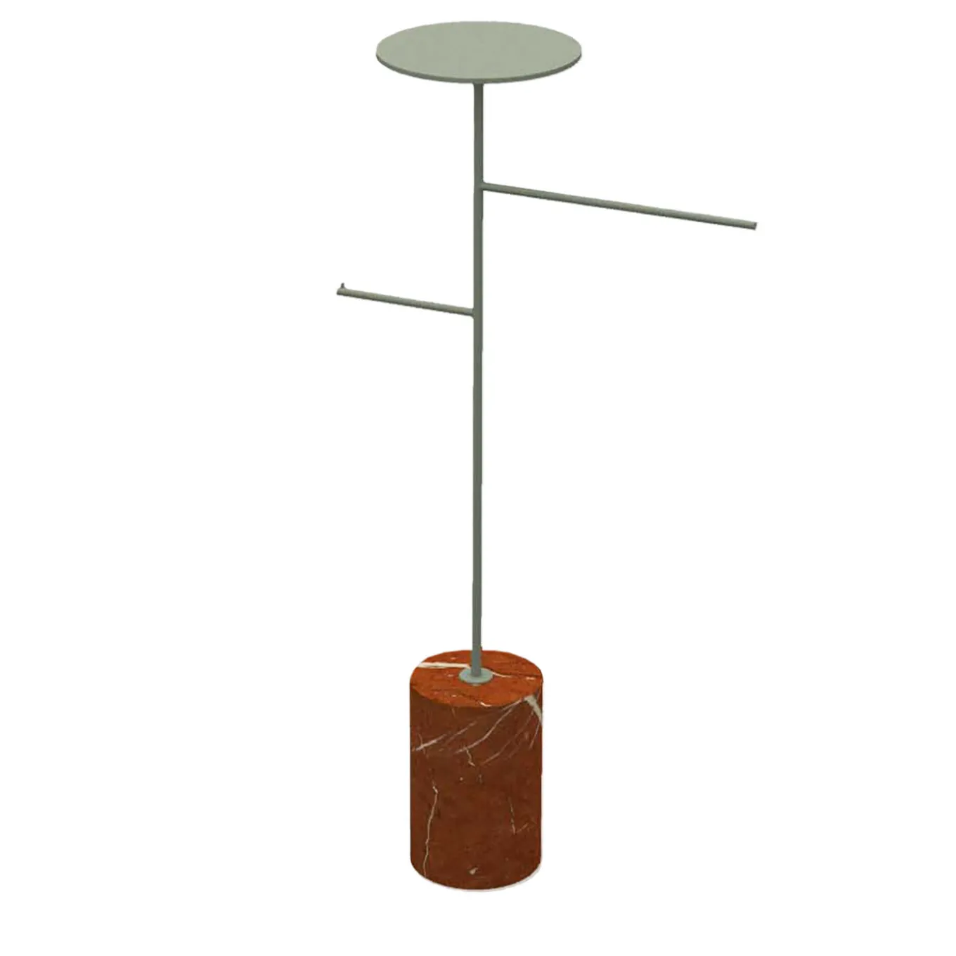 Stelo Red Alicante and Green Coat Hanger and Object Rack