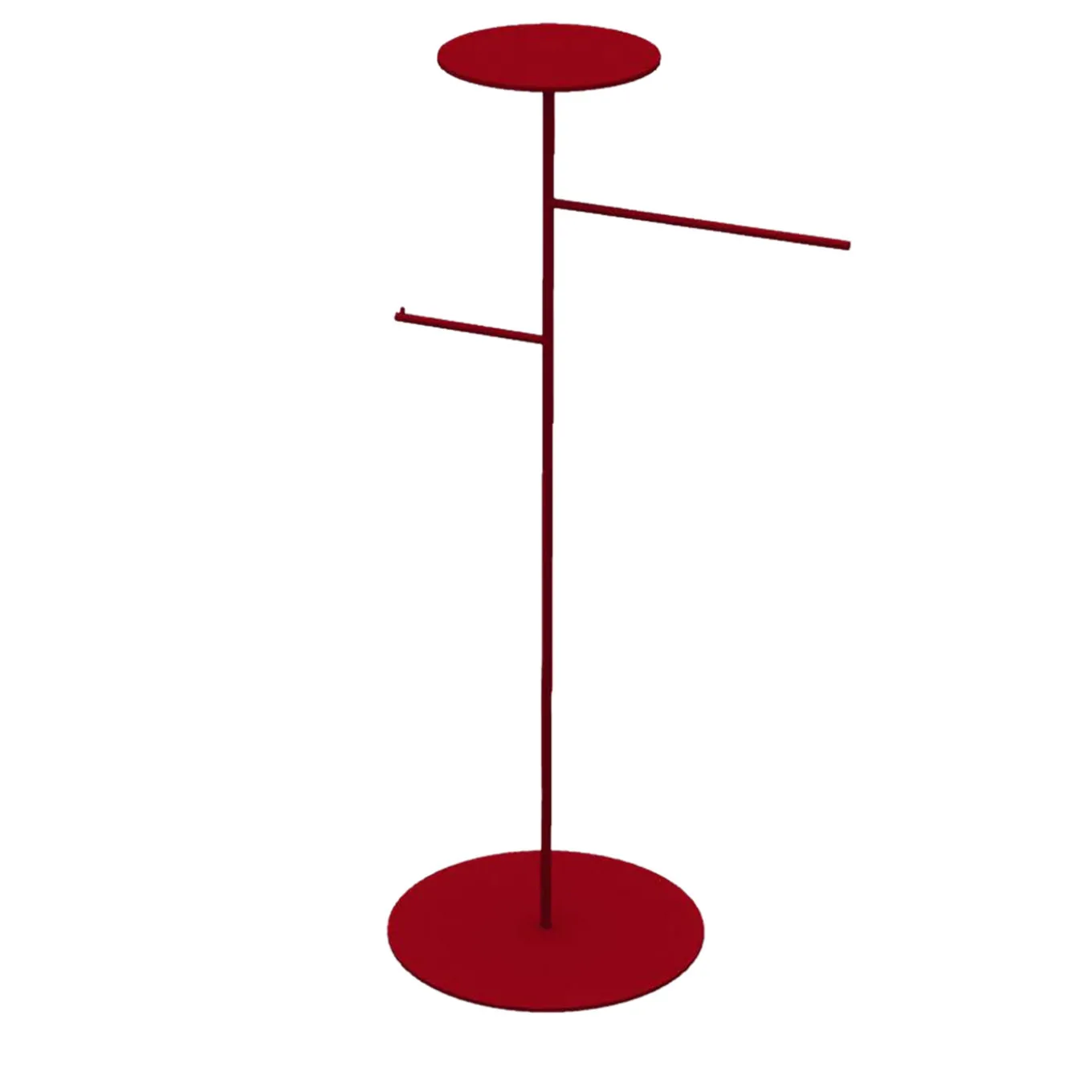 Stelo Red Coat Hanger and Object Rack