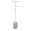 Stelo White Carrara and White Coat Hanger and Object Rack