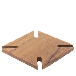 Stem Glasses And Flutes Teak Base Holder
