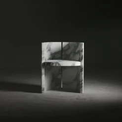 Sterling Calacatta Marble Chair