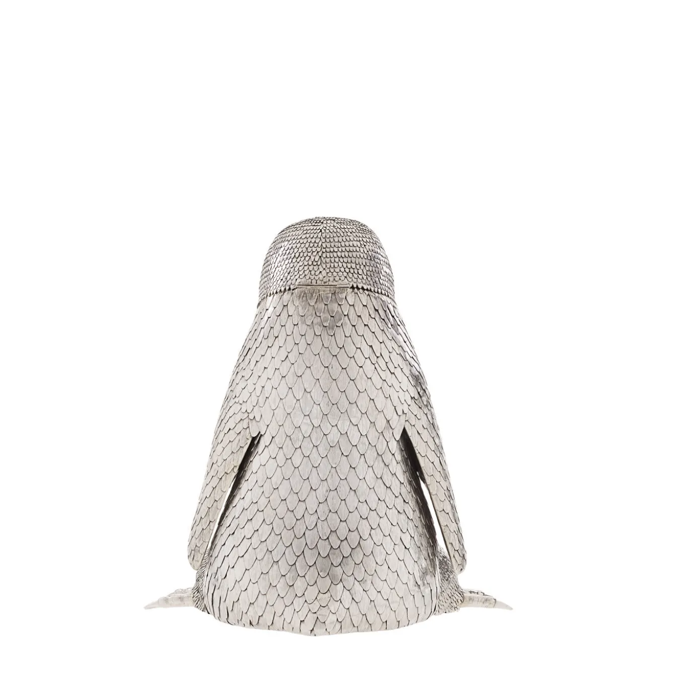 Sterling Silver Penguin Champagne Bottle Holder