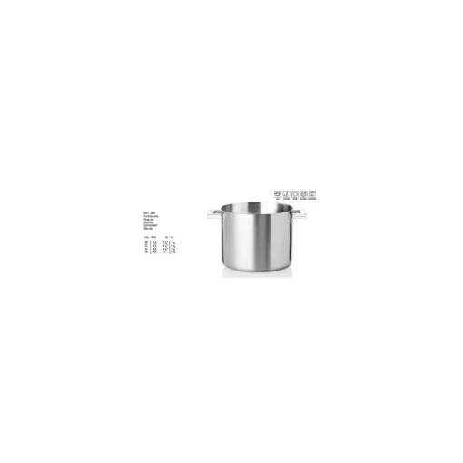 Stile 20cm Deep Pot with lid