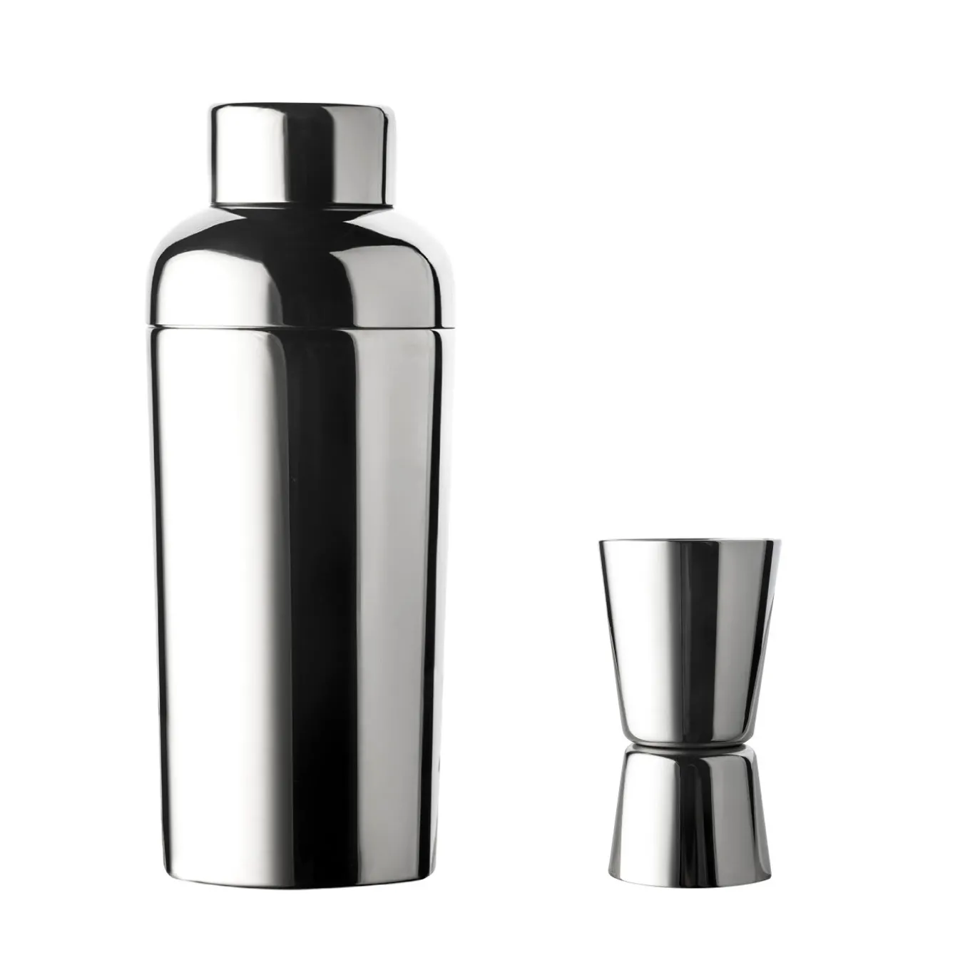 Stile Cocktail Shaker and Jigger