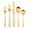 Stile Ice Oro 5-Piece Flatware Set by Pininfarina
