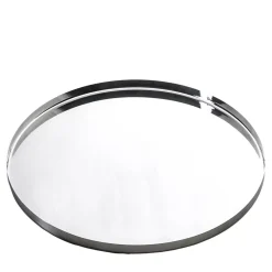 Stile Round Stainless Steel Tray