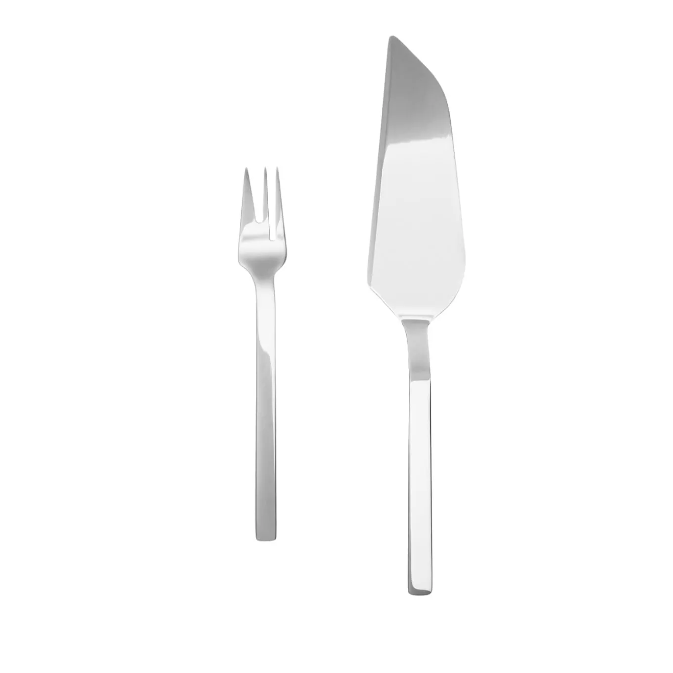 STILE Set of 6 Cake forks and Cake server by Pininfarina