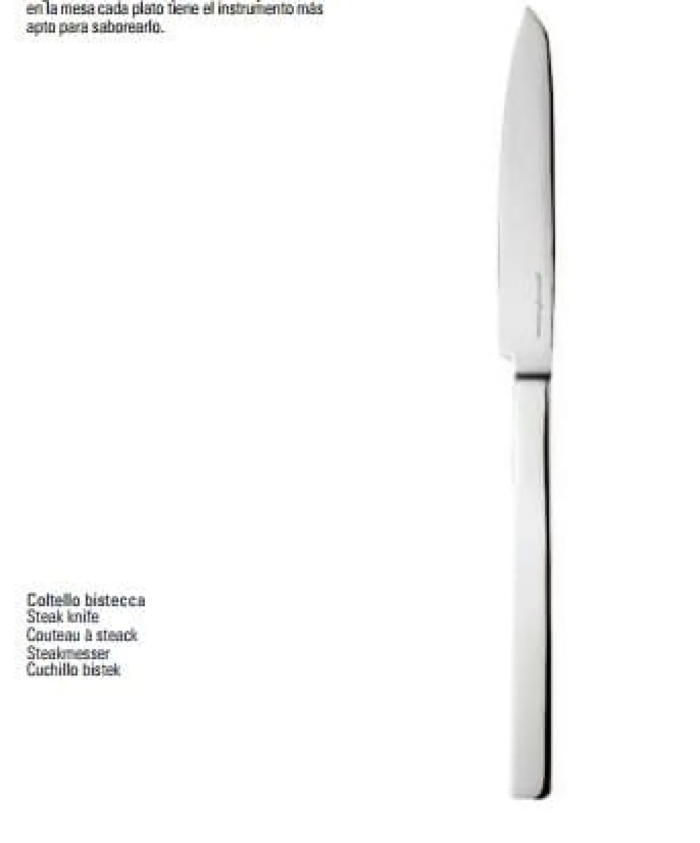 STILE Set of 6 Steak knives by Pininfarina