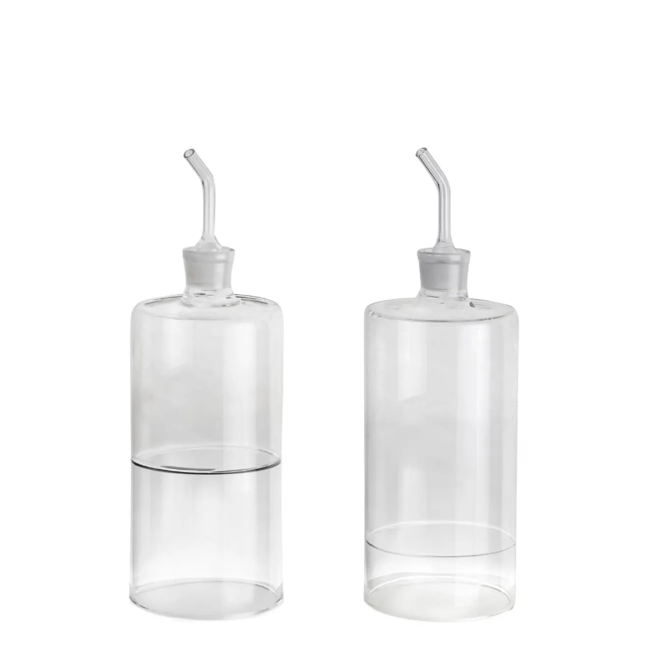 Stile Set of Oil and Vinegar Glass Bottles
