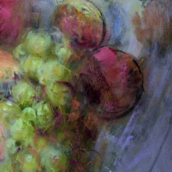 Still Life with Red Flowers Paining by Renato Criscuolo