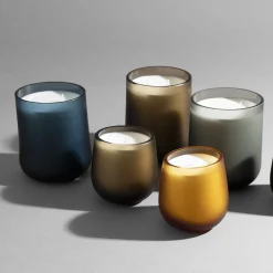 Stilla Cerae Large Coffee Brown Candle By Federico Peri