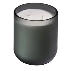 Stilla Cerae Large Steel Gray Candle By Federico Peri