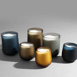 Stilla Cerae Small Deep Blue Candle By Federico Peri