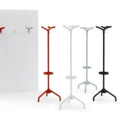 STILO RED COAT STAND by Basaglia + Rota Nodari