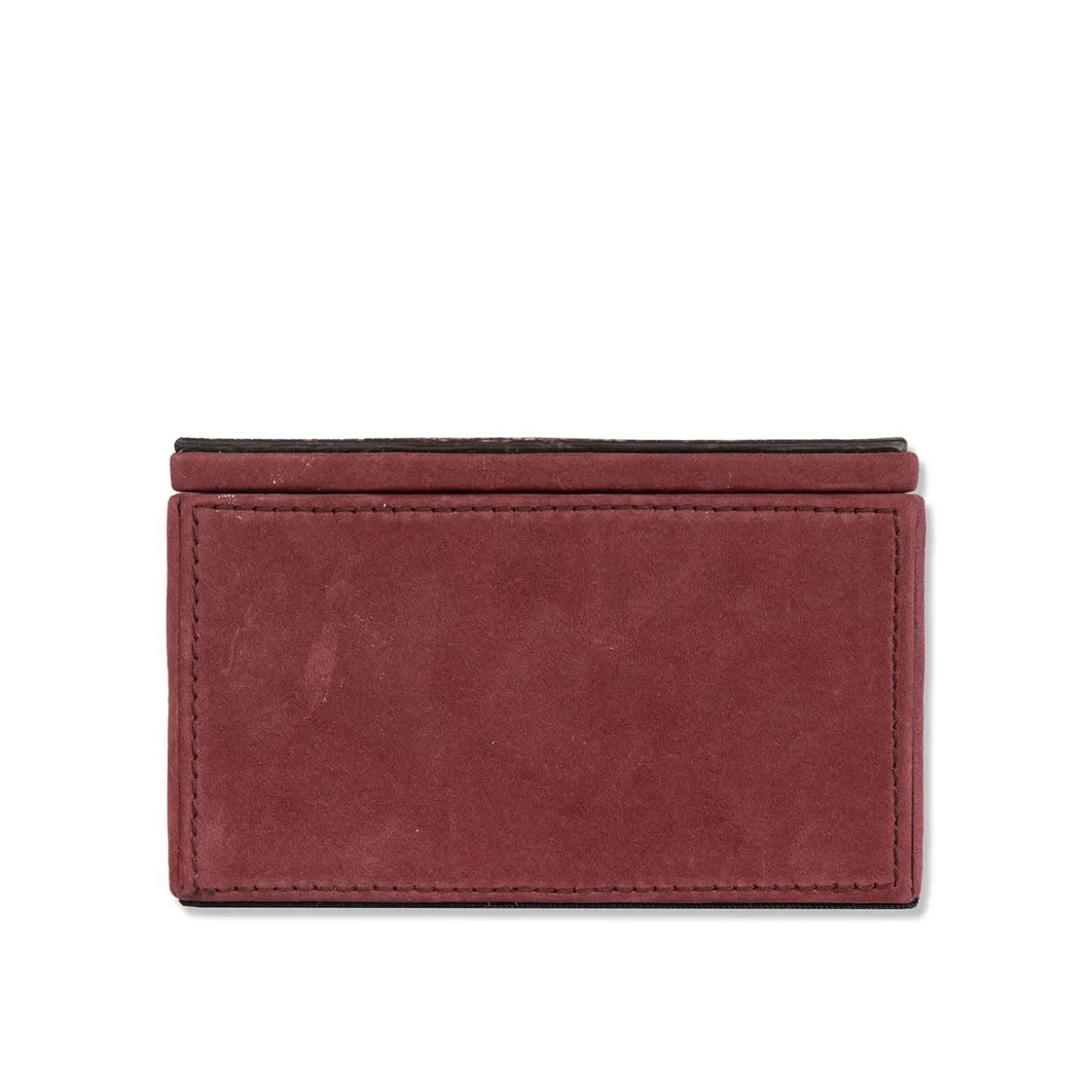 Stingray Persian Red Nubuck Leather Box