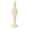 Stmat 24K White & Gold Footed Vase with Lid