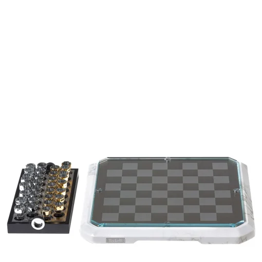 Stratego White Marble Chess + 1 additional game