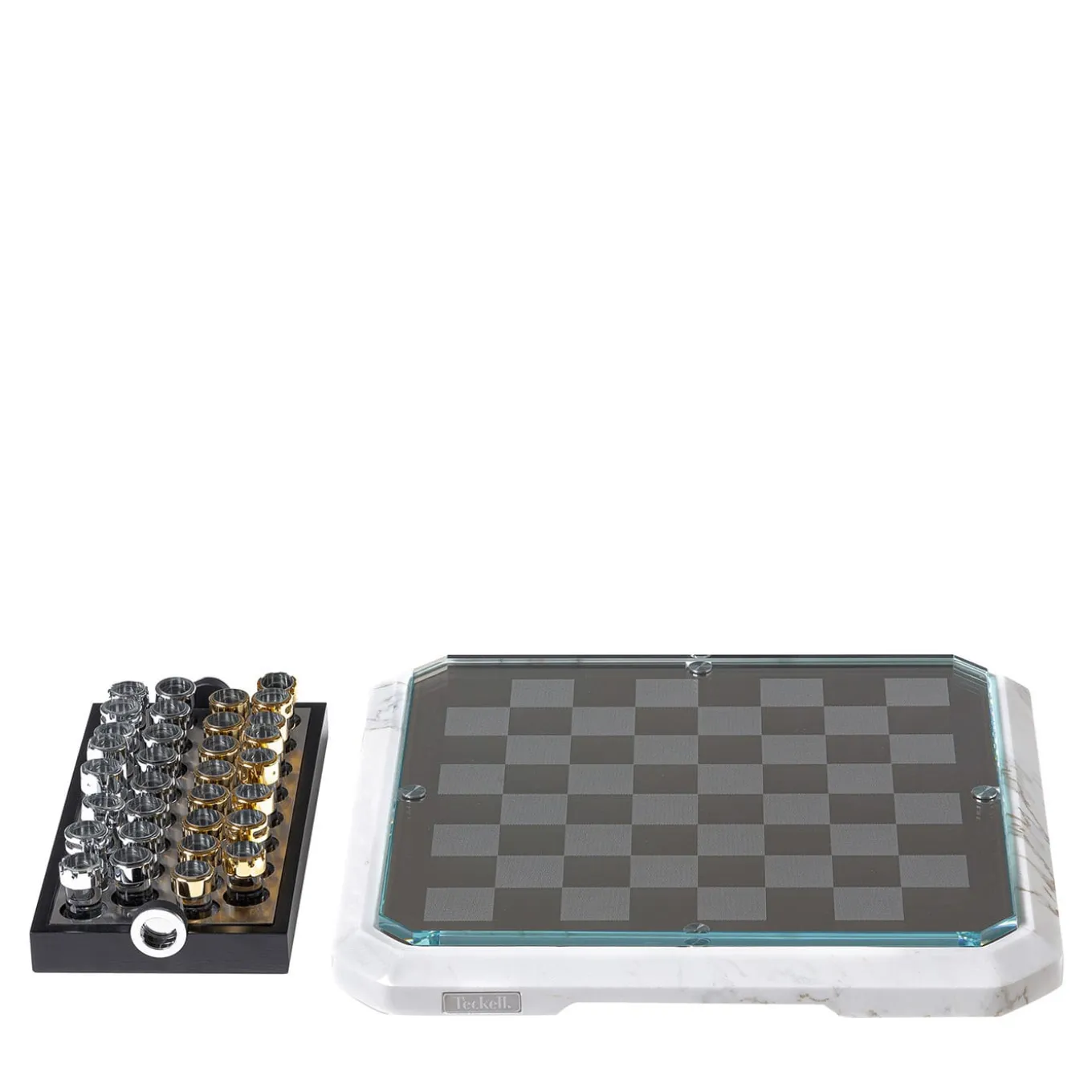 Stratego White Marble Chess + 1 additional game