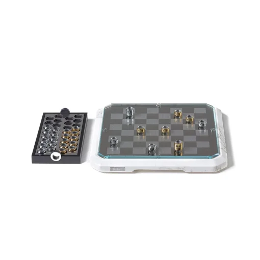 Stratego White Marble Chess + 1 additional game
