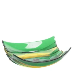 Stripe Basket Green Small Centerpiece Enzo Mari