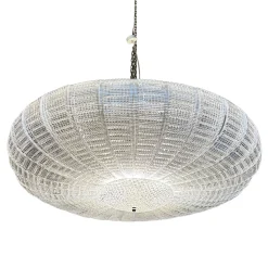 Striped Transparent Glass Pendant Lamp