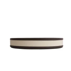 Strips Round Brown Tray
