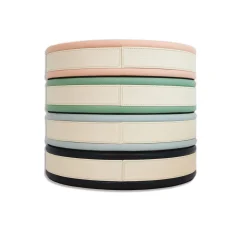 Strips Round Pink Tray