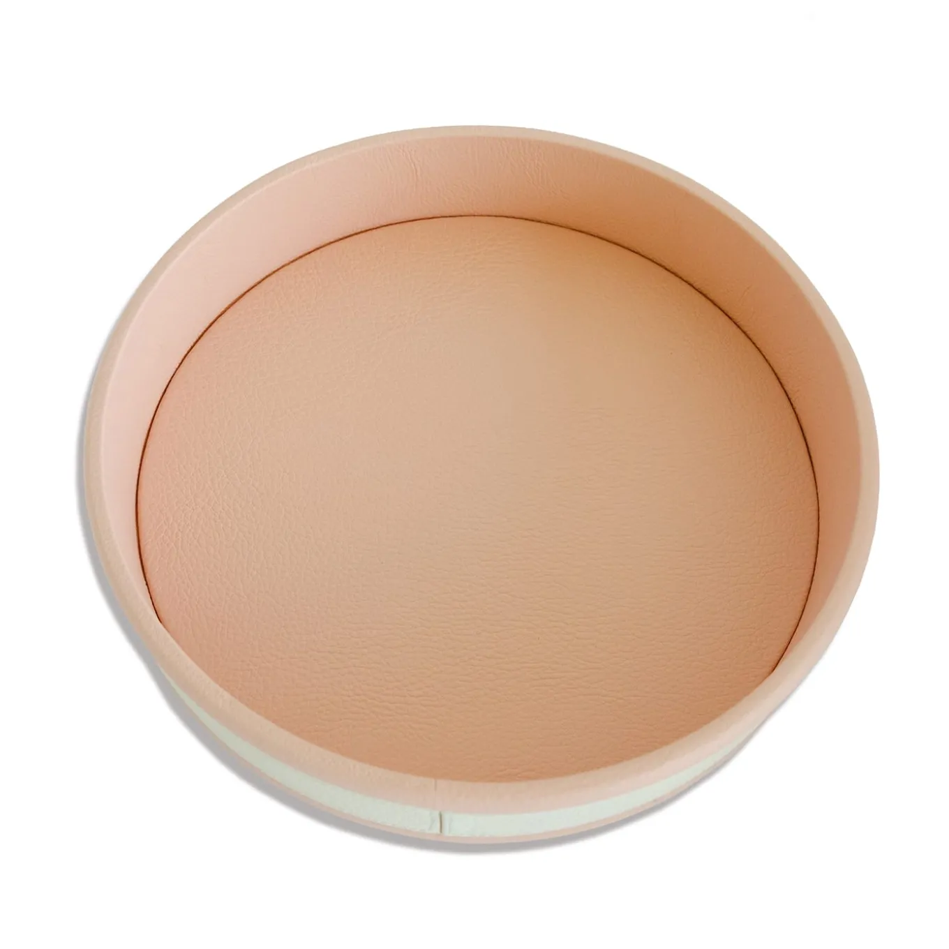 Strips Round Pink Tray